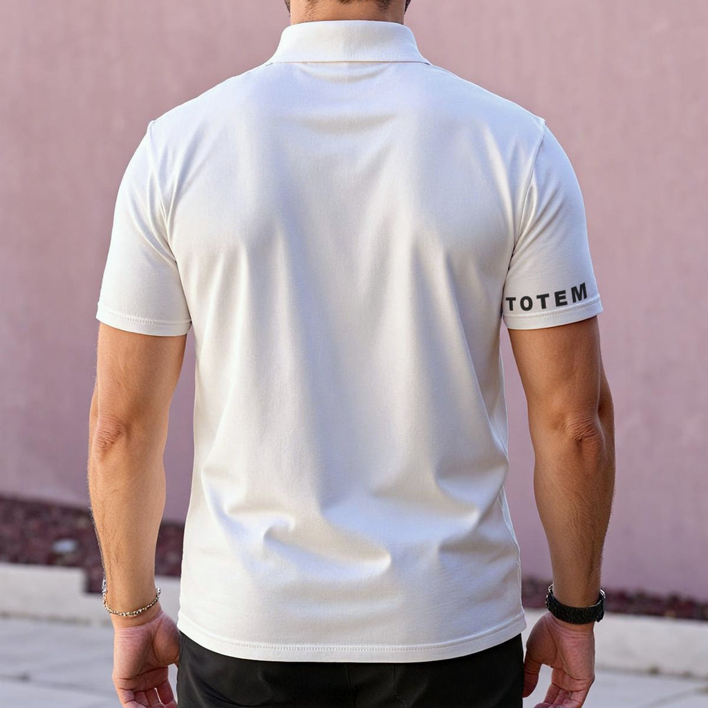 All-Over Print Men's Polo Collar Jersey Sheild